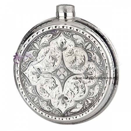 Фляга серебряная на 280 мл , арт №3092 Фляга серебряная на 280 мл