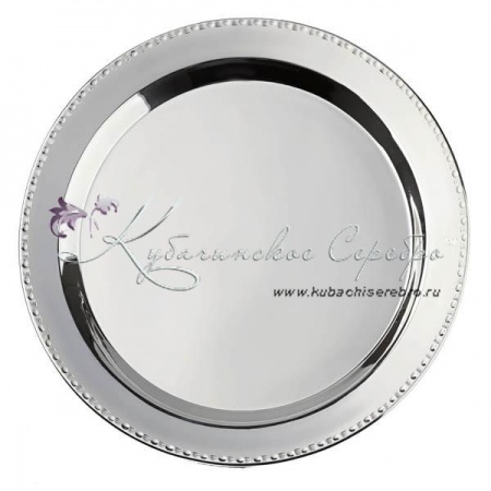 Детская тарелка с гравировкой, 999 пробы, арт №6964/1 Детская тарелка с гравировкой, 999 пробы