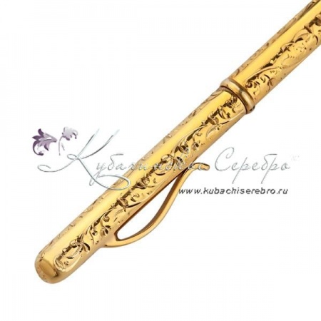 Ручка с позолотой 