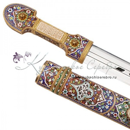 Кинжал с горячей эмалью, 64 см, арт №5016 Кинжал с горячей эмалью, 64 см