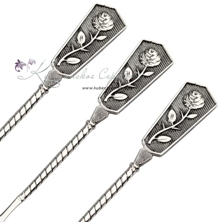 Набор чайных ложек Роза (Новинка)