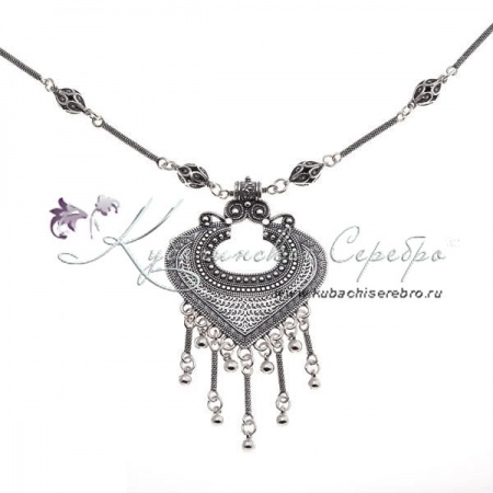 Крупное колье Сердце востока