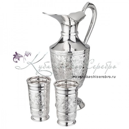 Набор для сока и воды без черни , арт №8557 Набор для сока и воды без черни