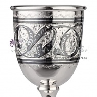 Рюмка с чернением на 50 мл , арт №4986