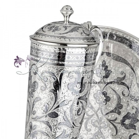 Сервиз для вина серебряный, ручная работа!, арт №8350 Сервиз для вина серебряный, ручная работа!