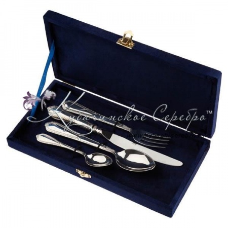 Набор столовых приборов 4 предмета  Набор столовых приборов 4 предмета Валенсия