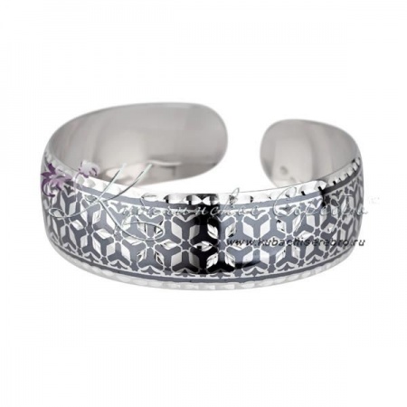Браслет с чернением  Браслет с чернением Снежинка
