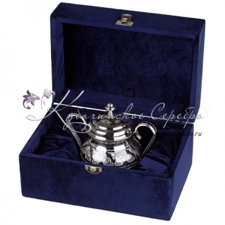 Сахарница серия Марракеш серебряная на 350 мл