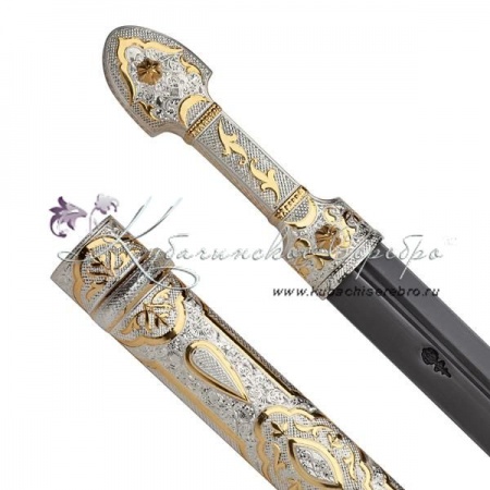 Позолоченный кинжал, 59 см , арт №4452  Позолоченный кинжал, 59 см