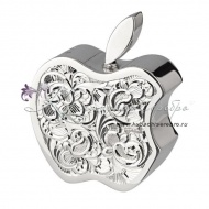 Сольница серебряная с гравировкой "Apple"  2910