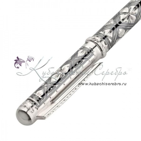 Ручка серебряная  Ручка серебряная Цветы