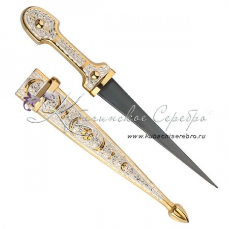 Кинжал с позолотой мини, 23,5 см , арт №5007/6 Кинжал с позолотой мини, 23,5 см