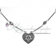 Серебряное колье