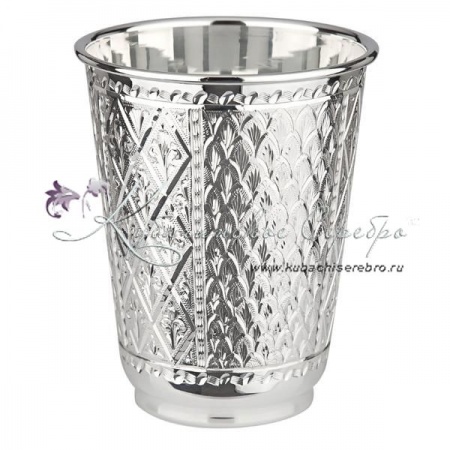 Стакан из серебра 999 пробы на 300 мл 
