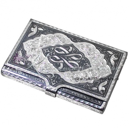 Портсигар дамский с чернением 