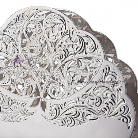 Салфетница из серебра серия  Салфетница из серебра серия Лайт