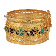 Браслет с горячей эмалью, серия "Богемия 1" (Новинка) 3413/2