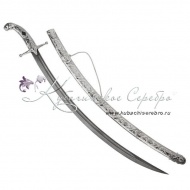 Сабля серебряная "Эксклюзив", 87 см 5003