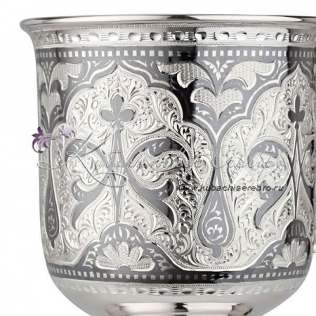 Кружка серебряная с литой ручкой на 300 мл , арт №8423 Кружка серебряная с литой ручкой на 300 мл