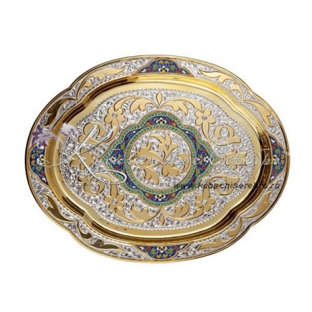 Поднос с эмалью