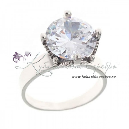 Кольцо серебряное Нежность