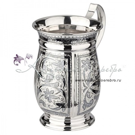 Кружка из серебра исполнение Люкс + на 520 мл. 