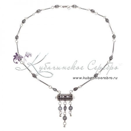 Колье с агатом 