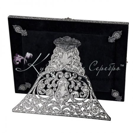 Рамка для фотографий с позолотой и холодной эмалью