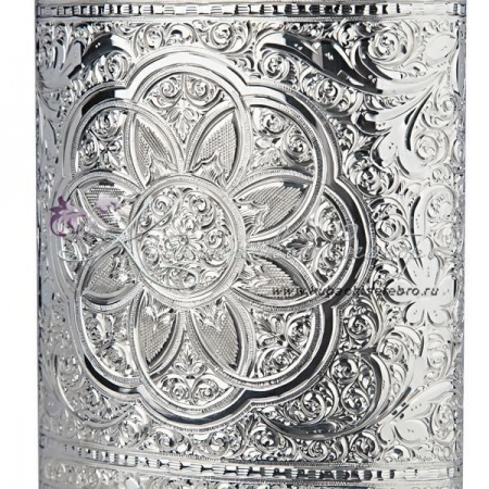 Фляга из серебра 925 пробы на 250 мл 