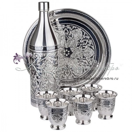 Сервиз из серебра Люкс+