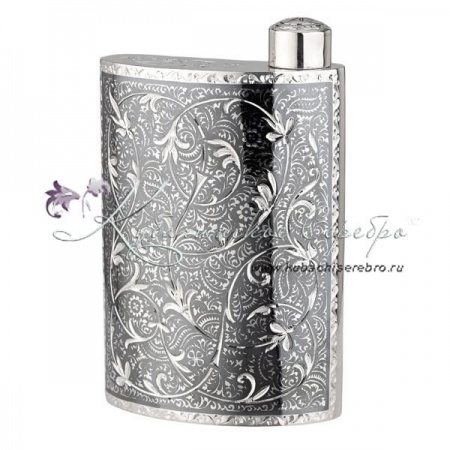 Фляга с чернением на 200 мл