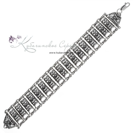 Браслет широкий с филигранью