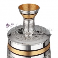 Позолоченный набор бутылка + воронка, арт №2577