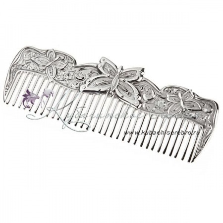 Расческа Бабочка, ручной работы!