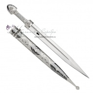 Кинжал с боевой сталью, 60,5 см   5022 