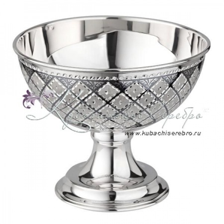 Конфетница с алмазной огранкой, арт №6854/3 Конфетница с алмазной огранкой