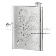 Фляга с двухсторонней гравировкой на 150 мл , арт №6563