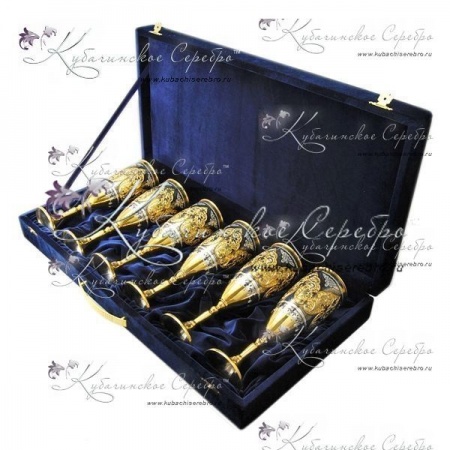 Набор бокалов в исполнении  Набор бокалов в исполнении Премиум на 150 мл