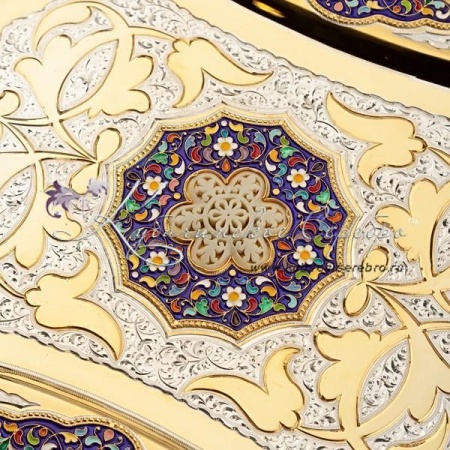 Поднос с горячей эмалью 