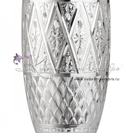 Стакан из серебра 999 пробы на 370 мл 