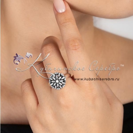 Кольцо серебряное, коллекция VАмпир (Новинка)