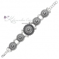 Браслет серебряный "Греция"  4448