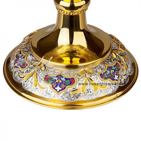 Фруктовница с эмалью 