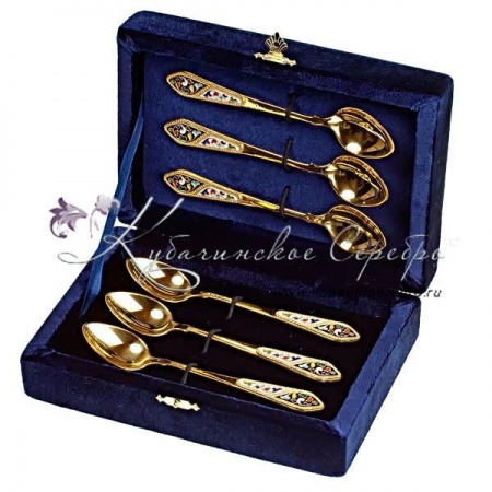 Набор ложек с горячей эмалью!, арт №1514 Набор ложек с горячей эмалью!