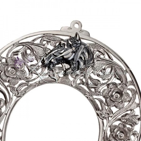 Подкова серебряная на удачу