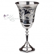 Фужер из серебра серия "Кубачи" на 240 мл 1815