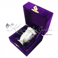 Большая стопка из серебра 999 пробы на 80 мл , арт №1289