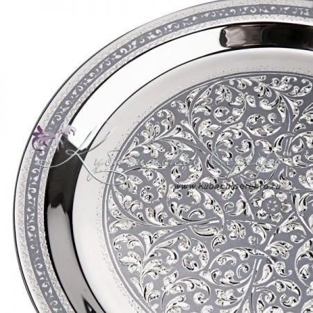 Поднос серебряный серия  Поднос серебряный серия Космос