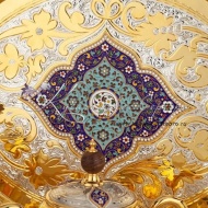 Сервиз чайный с горячей эмалью, арт №7165