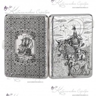Портсигар "Богатырь & корабль" 1994
